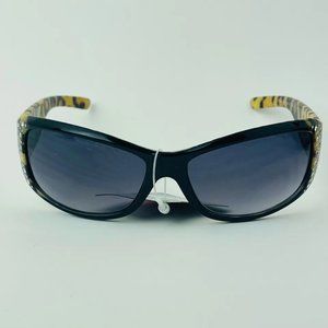 SG00722 Fashion Sunglasses for Women Rectangular, 100% UVA-UVB Protection, Black